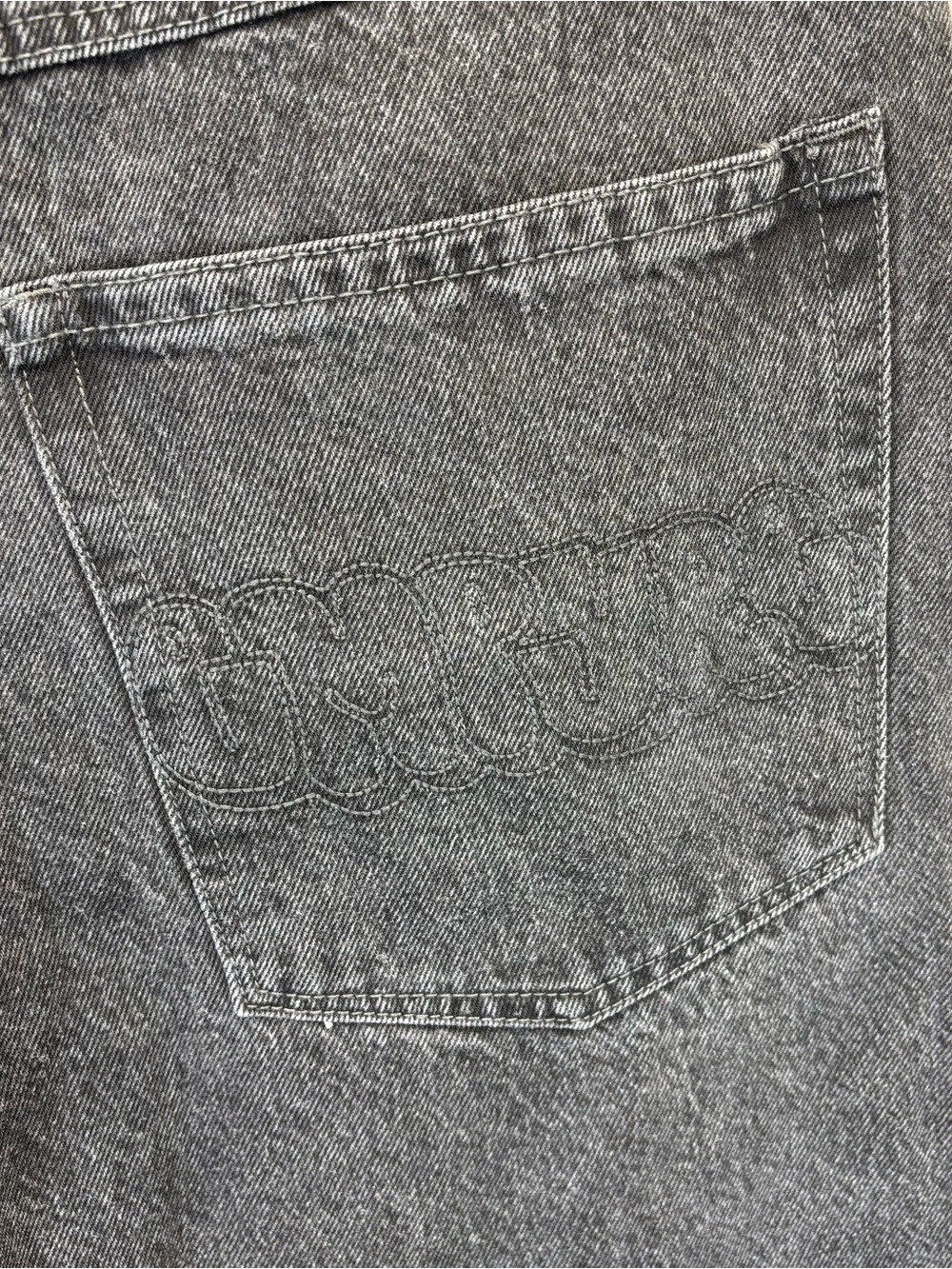 Empyre Jeans Mens 32 Denim Black Outdoor Streetwear Y2K Relaxed Baggy Hip Hop - Picture 9 of 11
